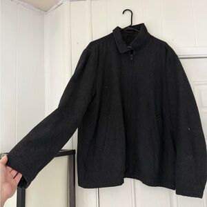Structure winter spring sturdy durable cute comfy  Black Jacket